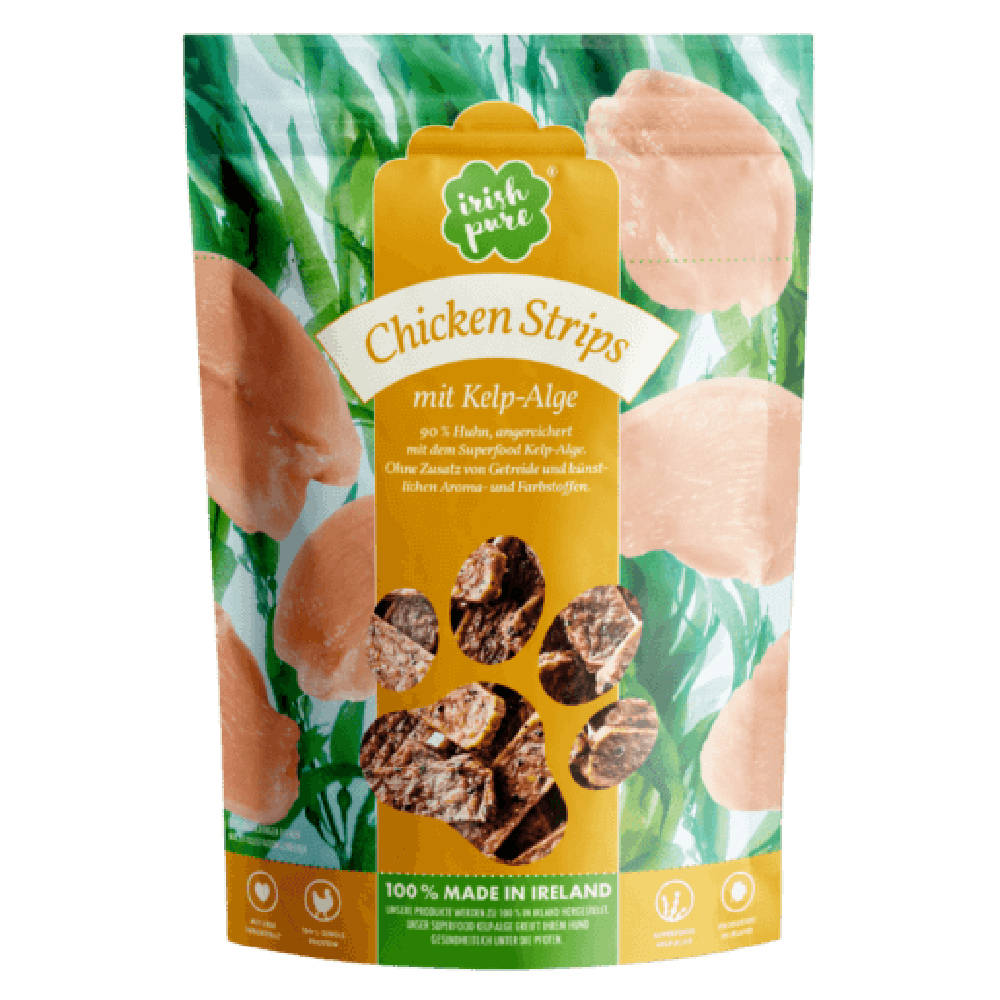 Chicken Strips, mit Kelp-Alge, Snacks, Hautfreundlich, 100% Made in Ireland