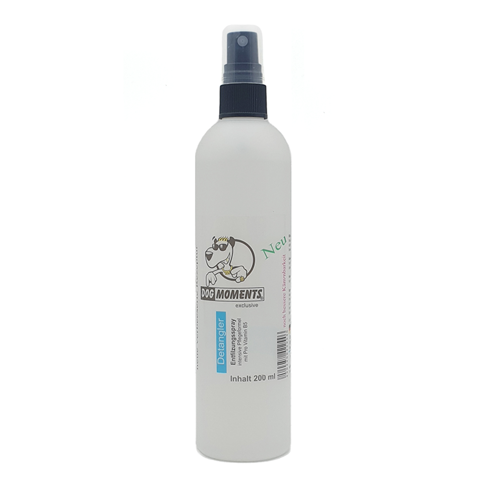 Dogmoments Entfilzungsspray Detangler 200ml Flasche, Lotion