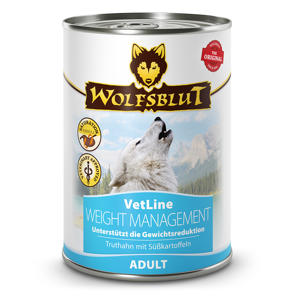 Wolfsblut Vetline Nassfutter Weight Management 395g - Übergewicht - Truthahn