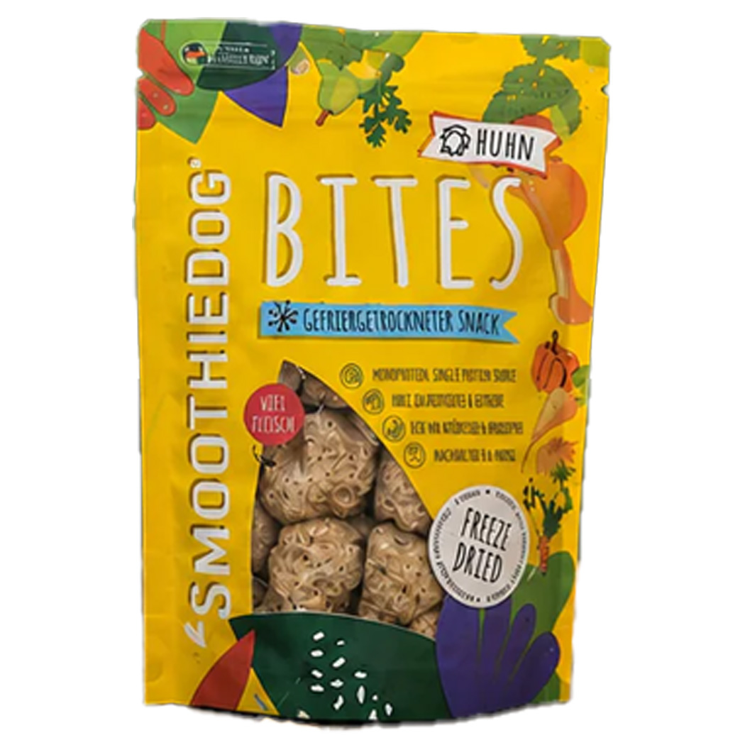 Gojiberries, Getrocknete Frucht, Snack, Verpackung Gelb, Huhn Bites