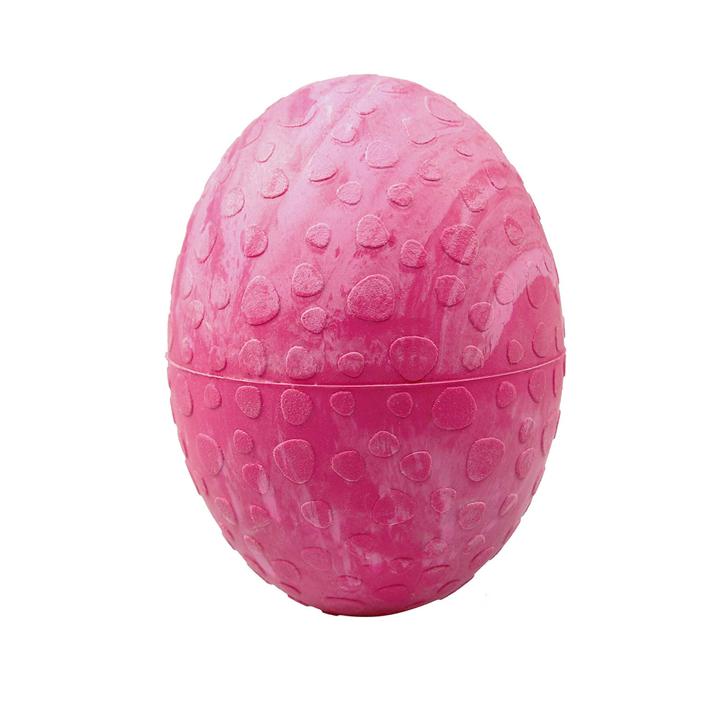 pink, studded, egg, gummi, spielzeug