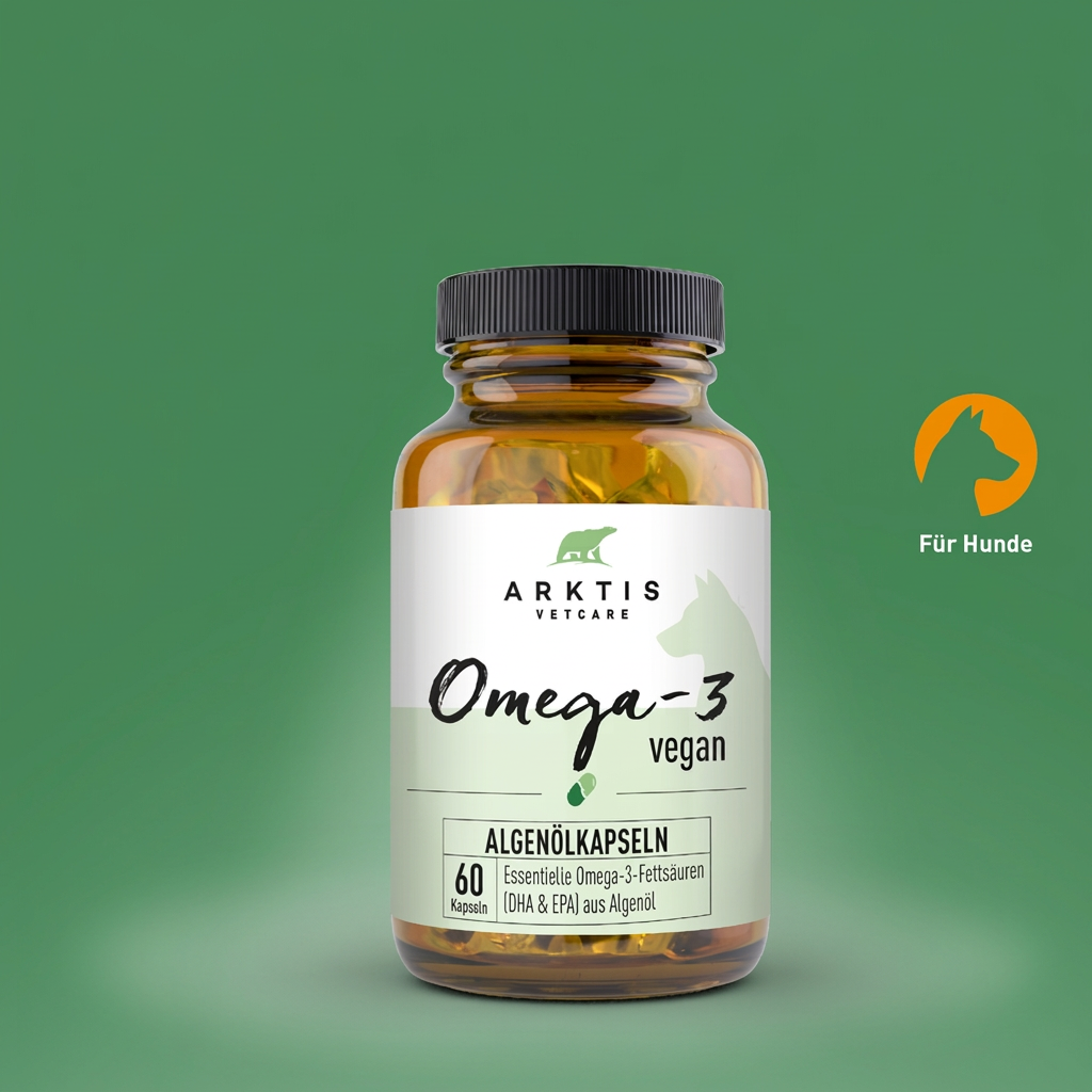 Omega-3, vegan, Algenöl, Kapseln, Vetcare