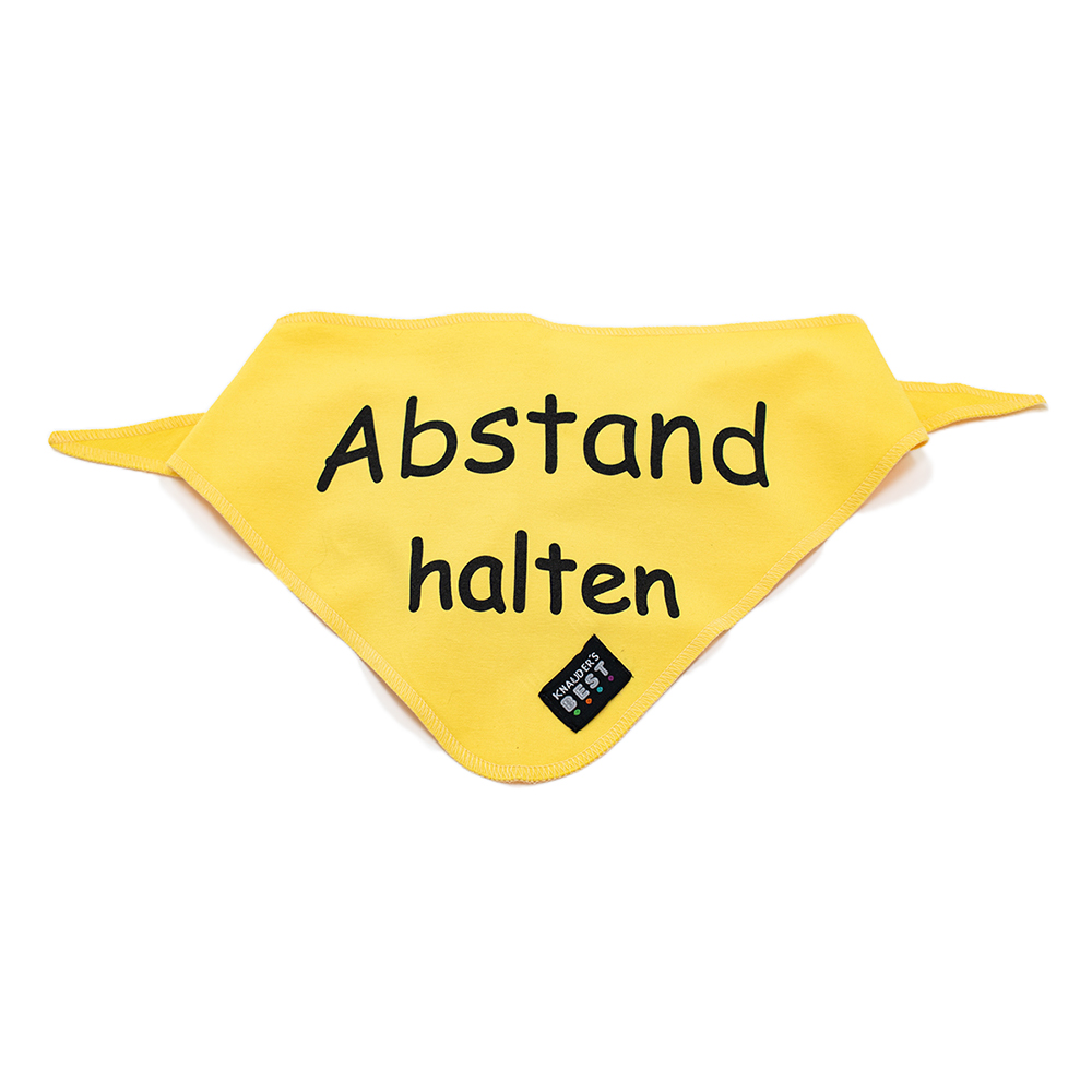 KNAUDERS BEST Halstuch -Abstand halten - Gut erkennbar aus der Ferne