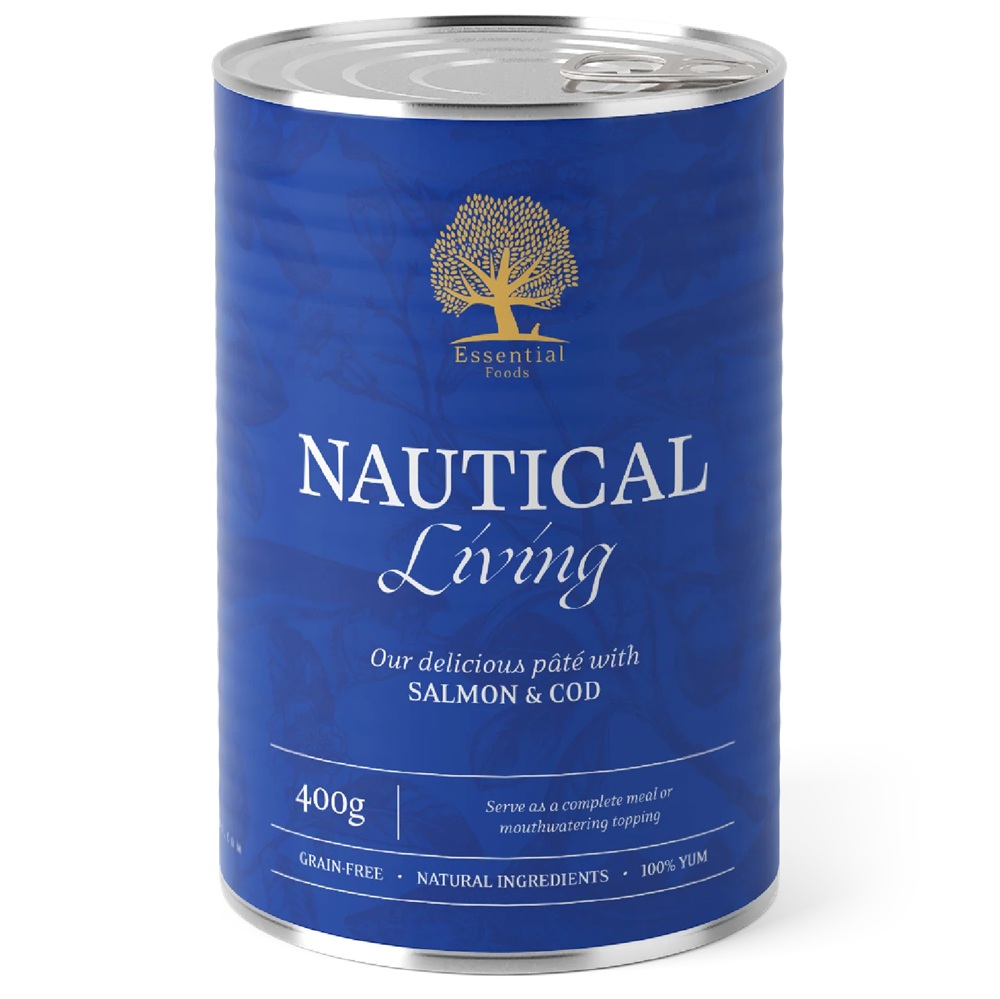Dosenfutter, Nautical Living, Lachs & Kabeljau, Salmon & Cod, 400 g