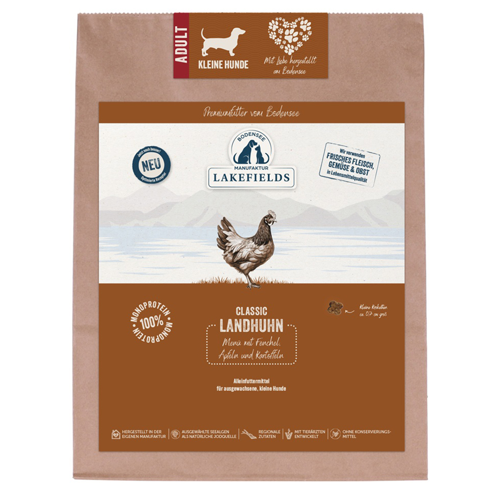 Hundefutter, Landhuhn, Classic, Monoprotein, Tiernahrung
