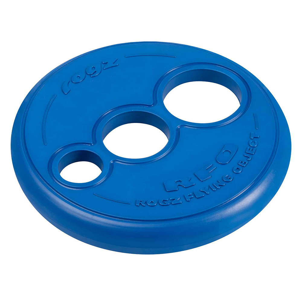 ROGZ Fetch Flying Toy Frisbee blau 16cm