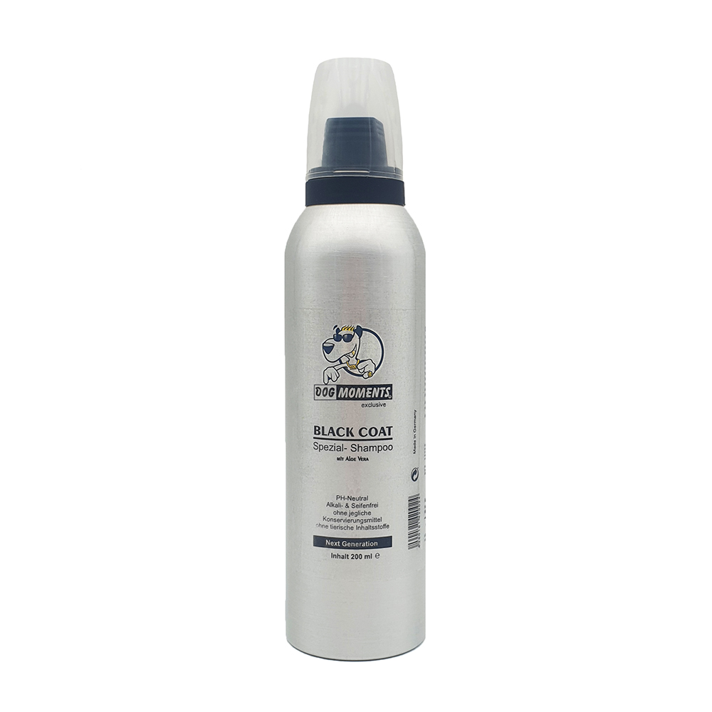 Hunde-Shampoo, Schwarze Fell, Spezial-Shampoo, Aloe Vera, 200 ml