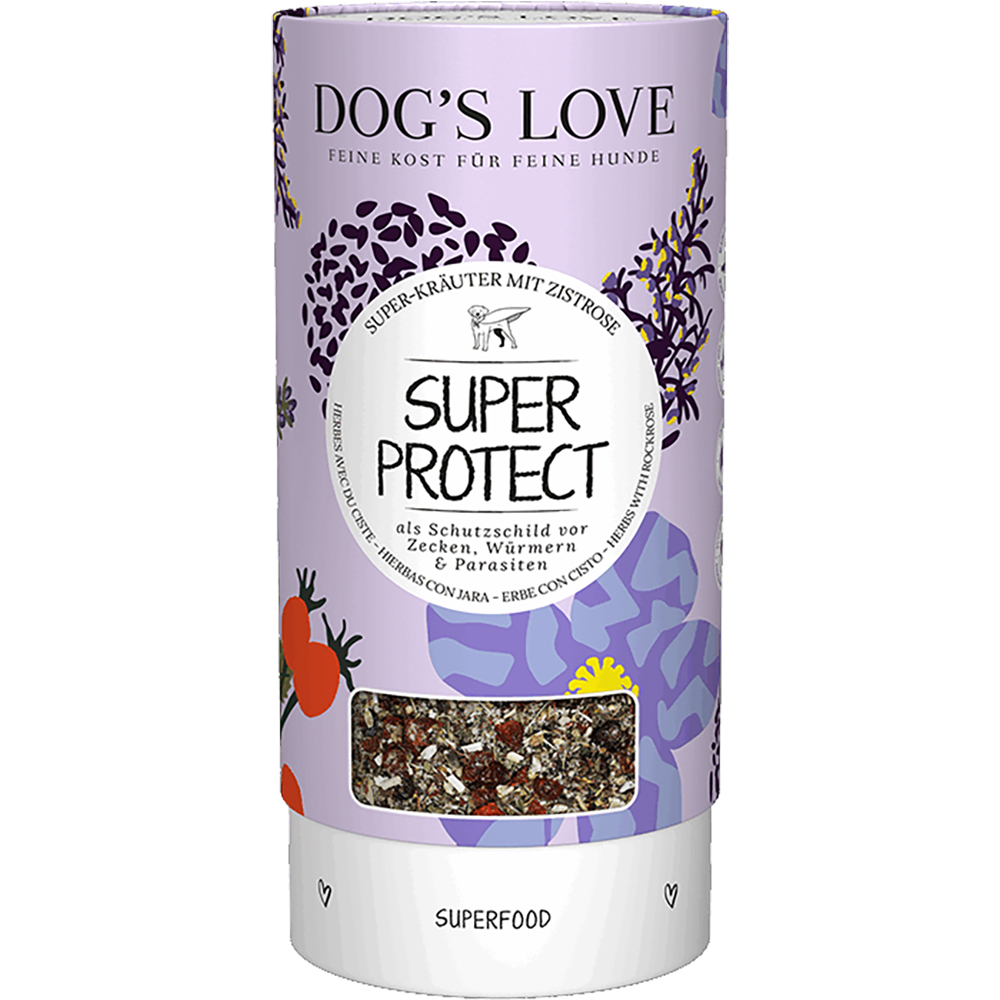 DOG’S LOVE Kräuter Super Protect Schutzschild für Zecken 70g