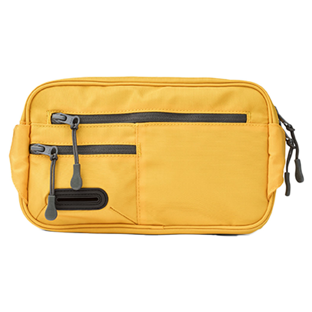 Tasche, Umhängetasche, Gürteltasche, Nylon, gelb