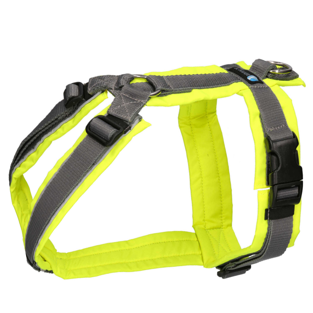 Hunde-Geschirr, Sicherheits-Geschirr, Reflektor-Geschirr, Neon Gelb, Verstellbares Geschirr
