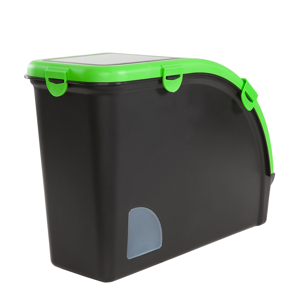Maelson Dry Box Deluxe 13 - Vorratsbehälter für Trockenfutter - schwarz und grün