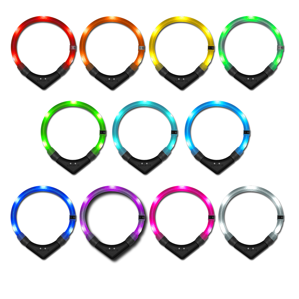 halsband, neonfarben, LED, kabel?, luminis?