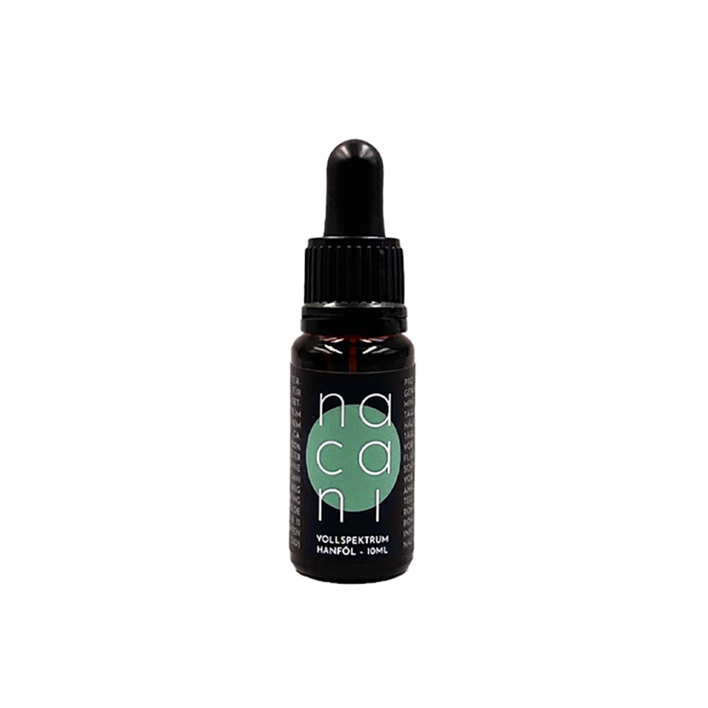 Nacani Öl Vollspektrum Hanföl 5,6% - 10ml Flasche