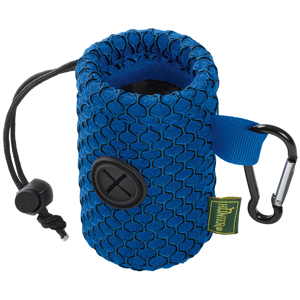 Kletterausrüstung, Schlauchhülle, Karabiner, Kordelzug, Mesh Tasche