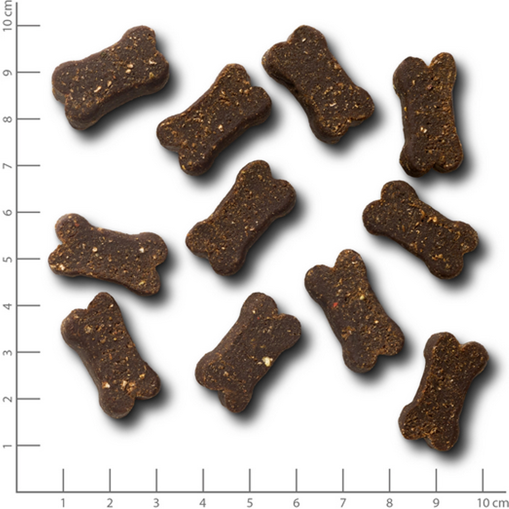 Kauknochen, Knabberknochen, Hundekausnack, Nassfutter, Keksform