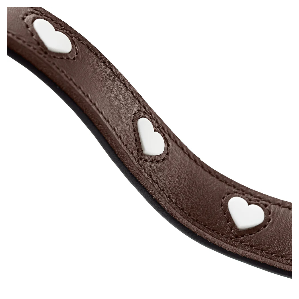 leder, braun, Herz, Schuhband, Handtasche