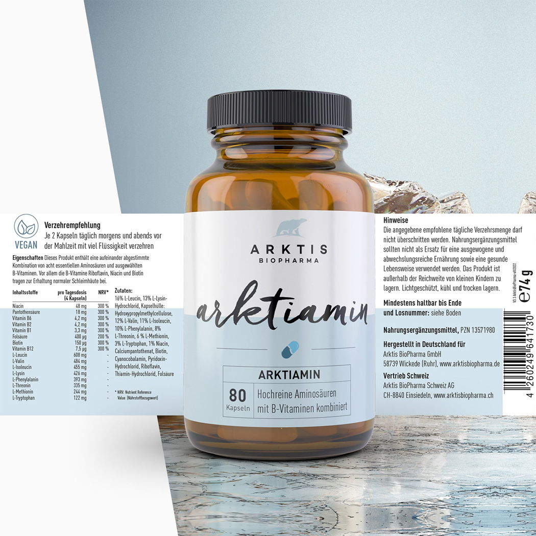 Arktamin, Arktis Vitamin, Kapseln, Vitamine B12, Niacin
