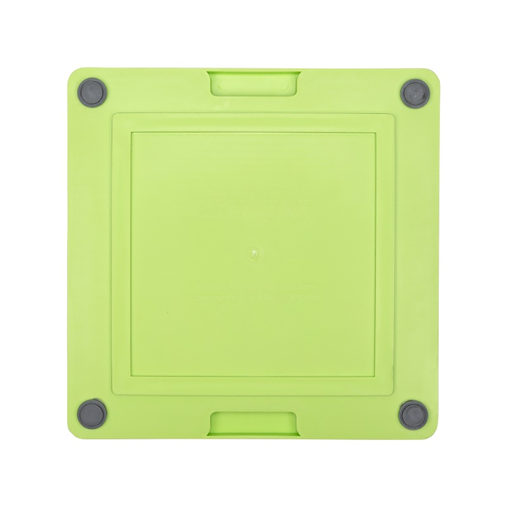 limegrün, Quadrat, Kunststoff, aufgepolstert, Standfüße