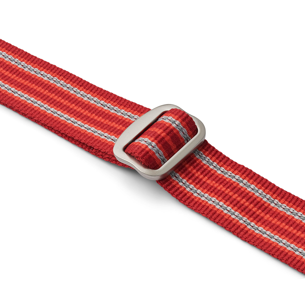Gurtband, Nylonband, Roter Gurt, Metallöse, Verstellbar