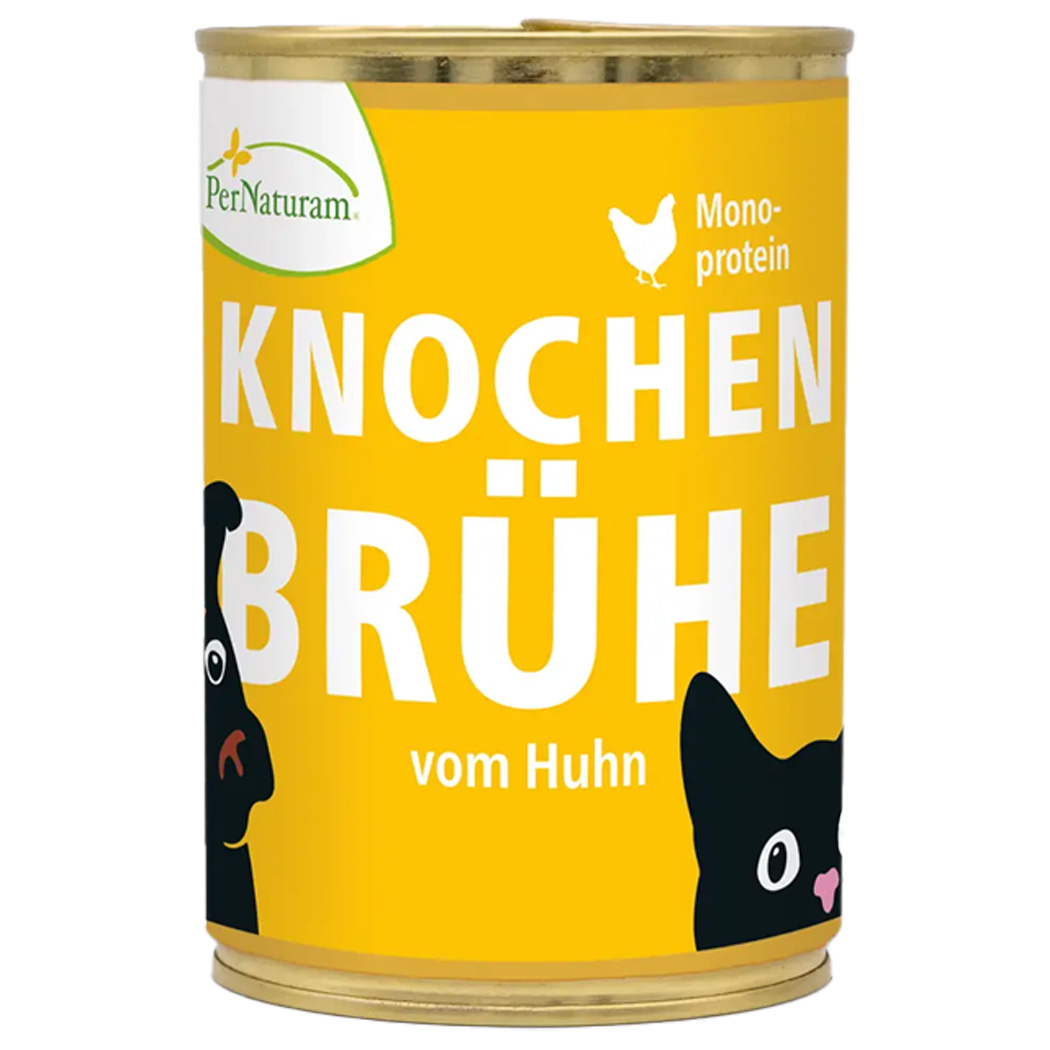 Katzenfutter, Knochenbrühe, Monoprotein, Huhn, Dosenfutter