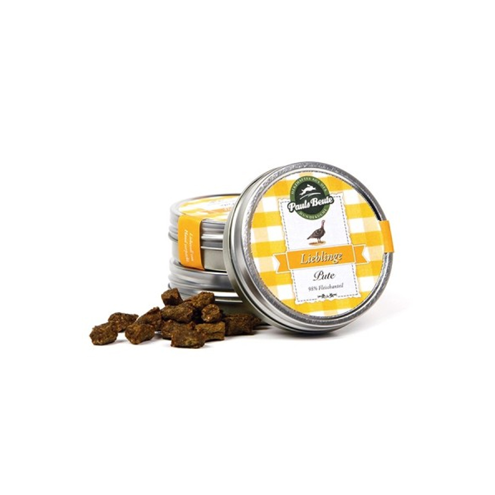 Hundefutter, Dosenfutter, Trockenfutter, Kauartikel, Gelb-Checkered-Verpackung