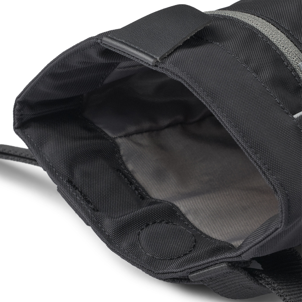 Geldbörse, Brustbeutel, Kartenfach, Material Nylon, Schwarz