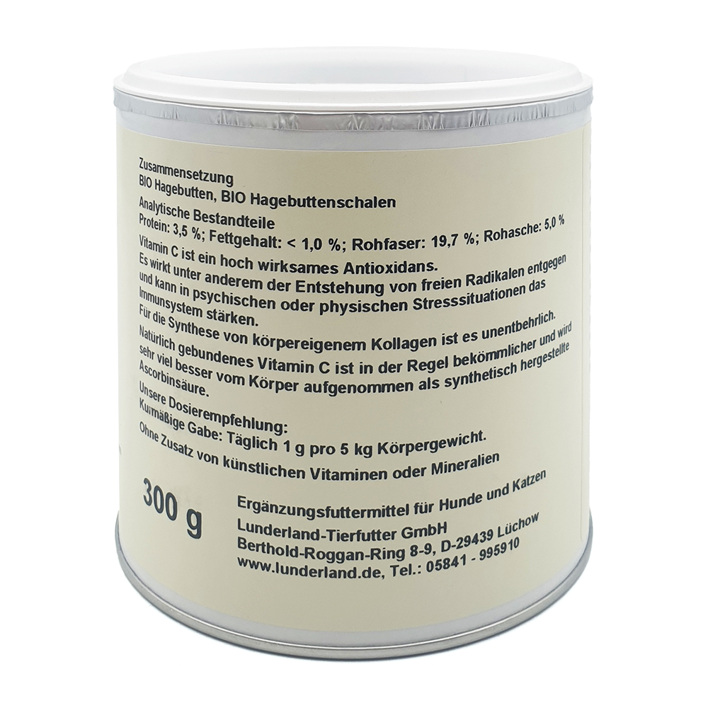 Hundefutter, Katzennahrung, 300 g, Dosenverpackung, Vitamin-C-Nutrition