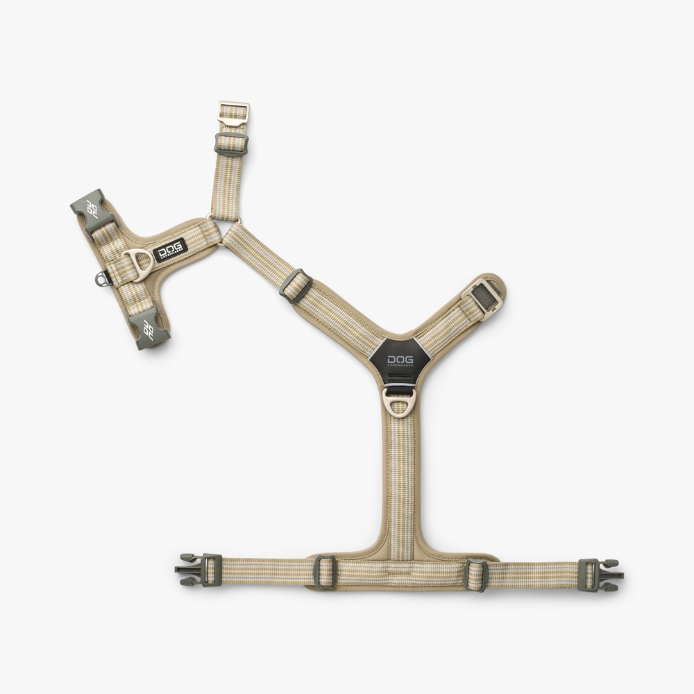 Brustgeschirr, Hundegeschirr, Material: Nylon, Farbe: Beige, Verstellbar