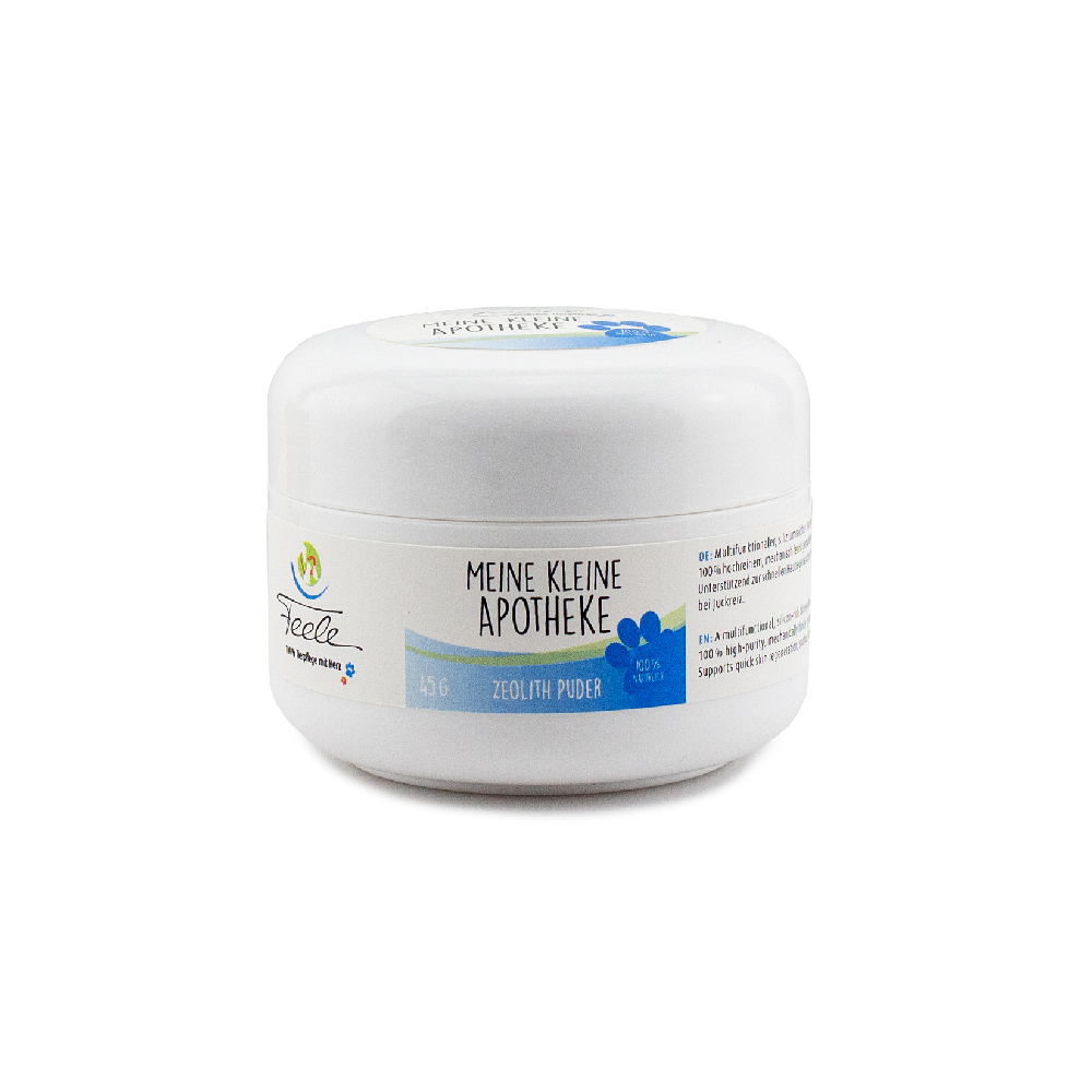 Apotheke Creme, Kräutercreme, Zeolith Pulver, White Jar, Nahrungsergänzung