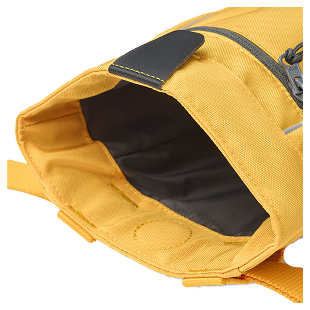 Kamera Tasche, Pouch, Gelb, Reißverschluss, Riemen