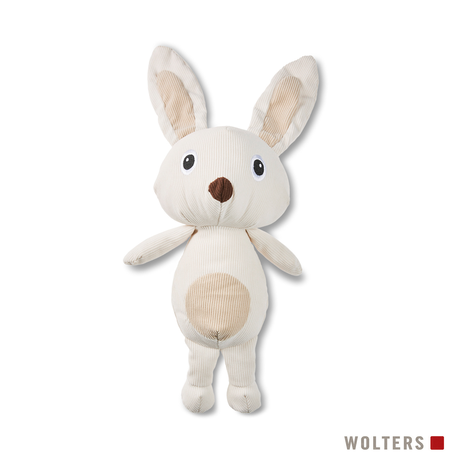 Hase-Plüschtier, Stoffhase, Beige, Corduroy, Spielzeug
