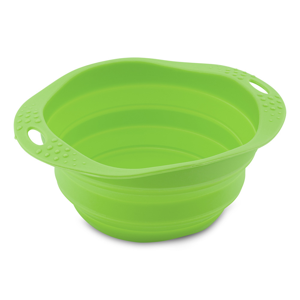 Schüssel,  collapsible, grün, Silikon, Büchsen?
