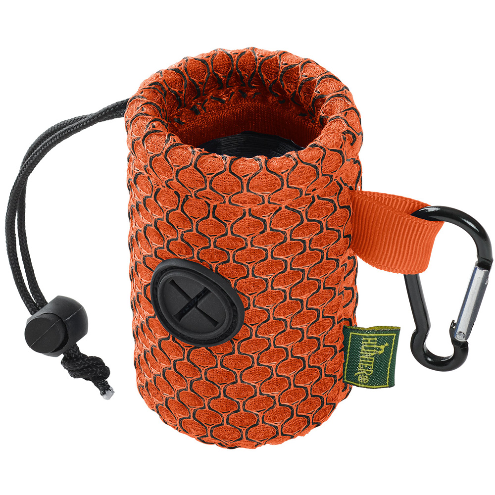 Schwimmbeutel, Kordelzug, Karabiner, Deckeltasche, Mesh-Optik