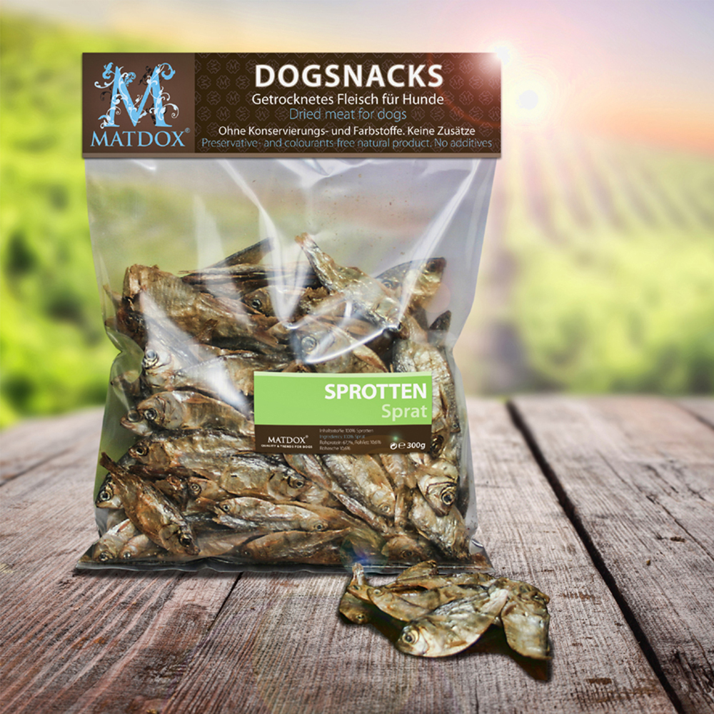 Matdox Hundesnack Big-Pack Sprotten 300g Beutel