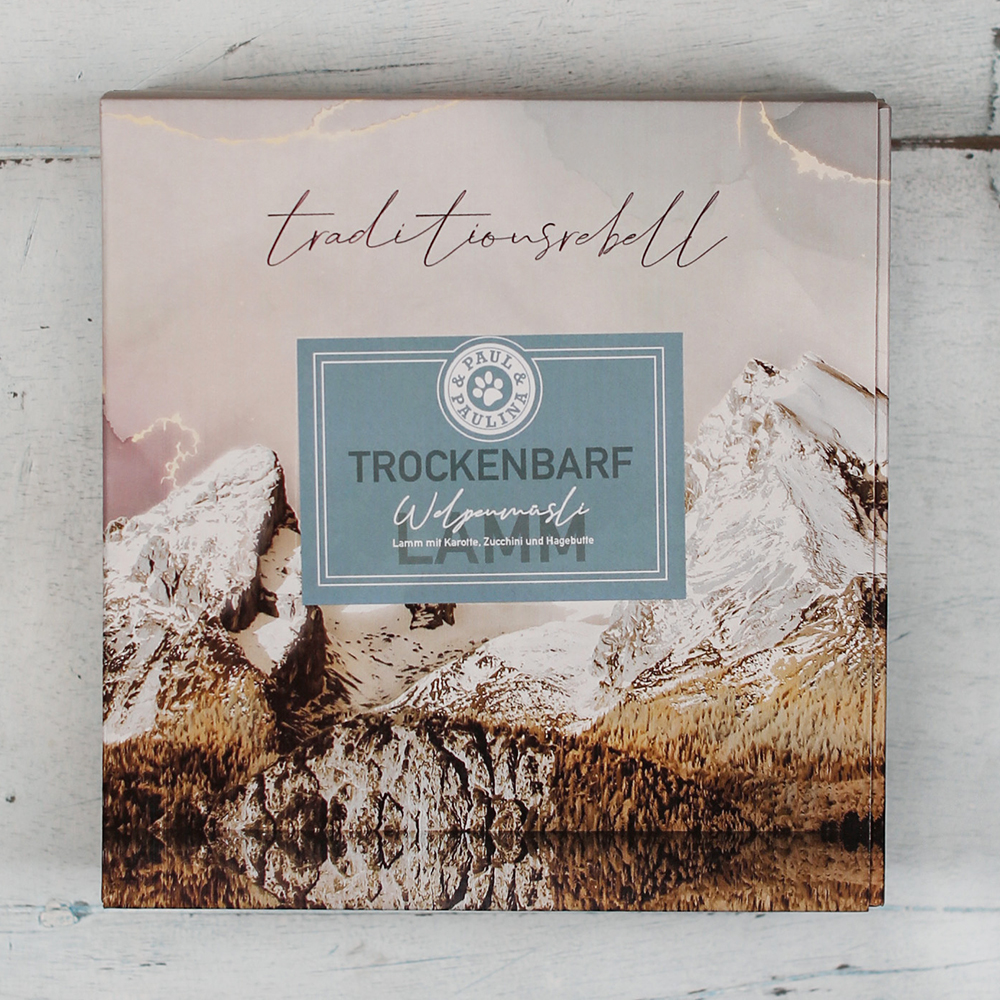 Trockennahrung, Lamm, Zucchini, Hagebutte, Berge