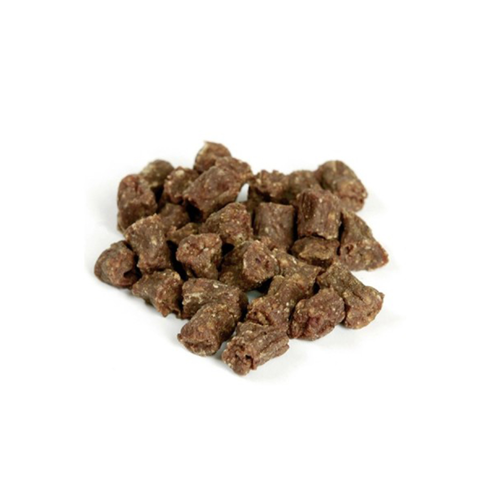 Hundefutter, Trockenfutter, Kleine Würfel, Braune Stücke, Tiernahrung