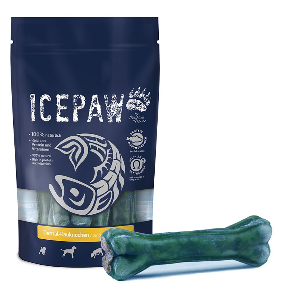 ICEPAW Dentalkauknochen 4 Stk 250g