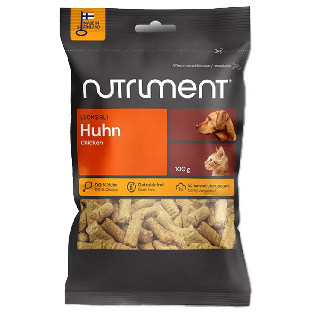 Huhn, Trockenfutter, Hundesnack, Grain free, 100 g