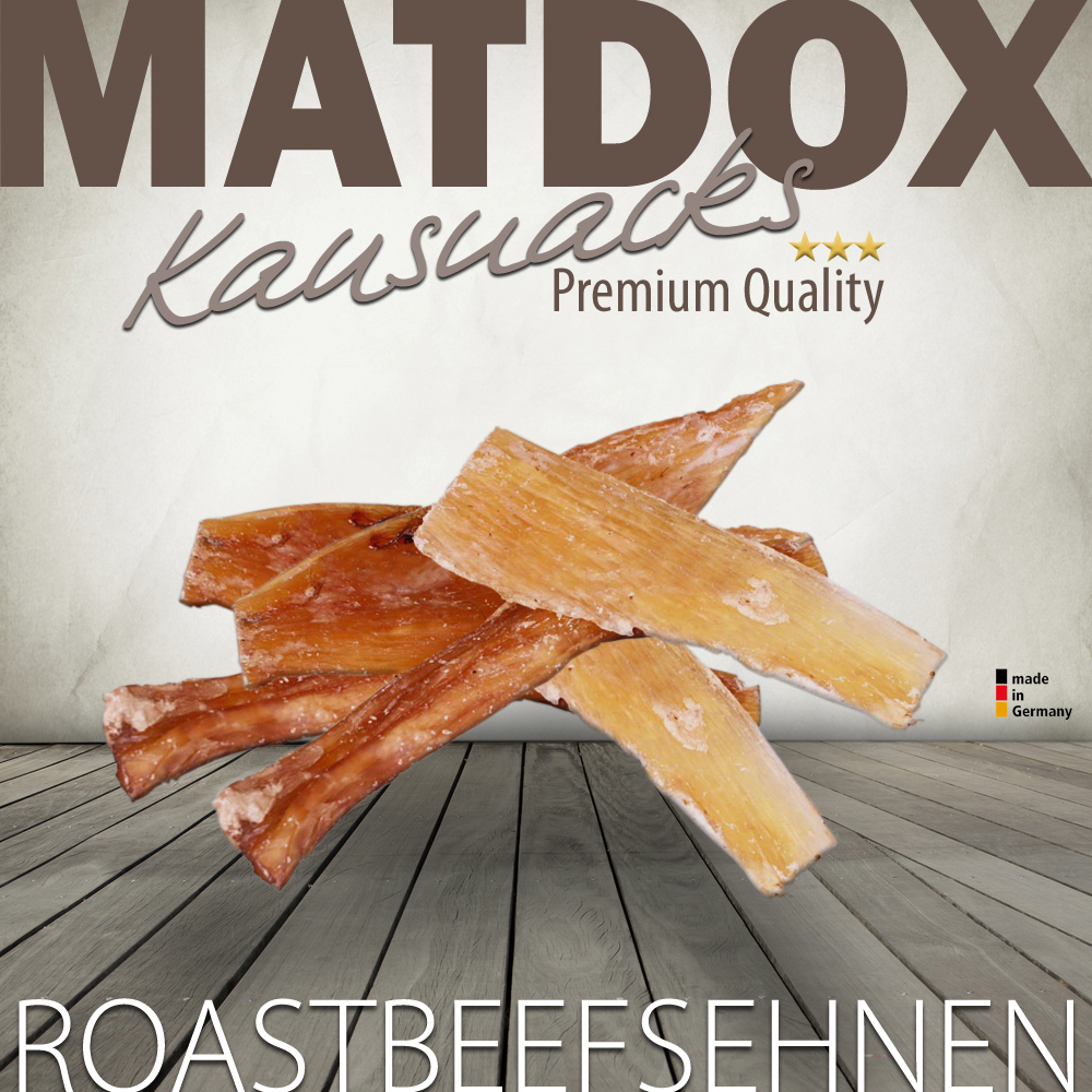 Matdox Roastbeefsehnen 300g Beutel  - made in Germany - Essen, Fleisch, Schwein, Speck