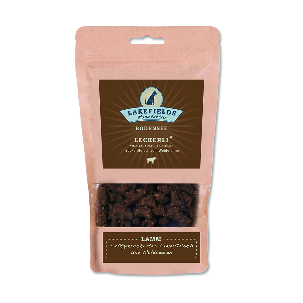 Lakefields Leckerlie Lamm 150g Beutel Rosinen