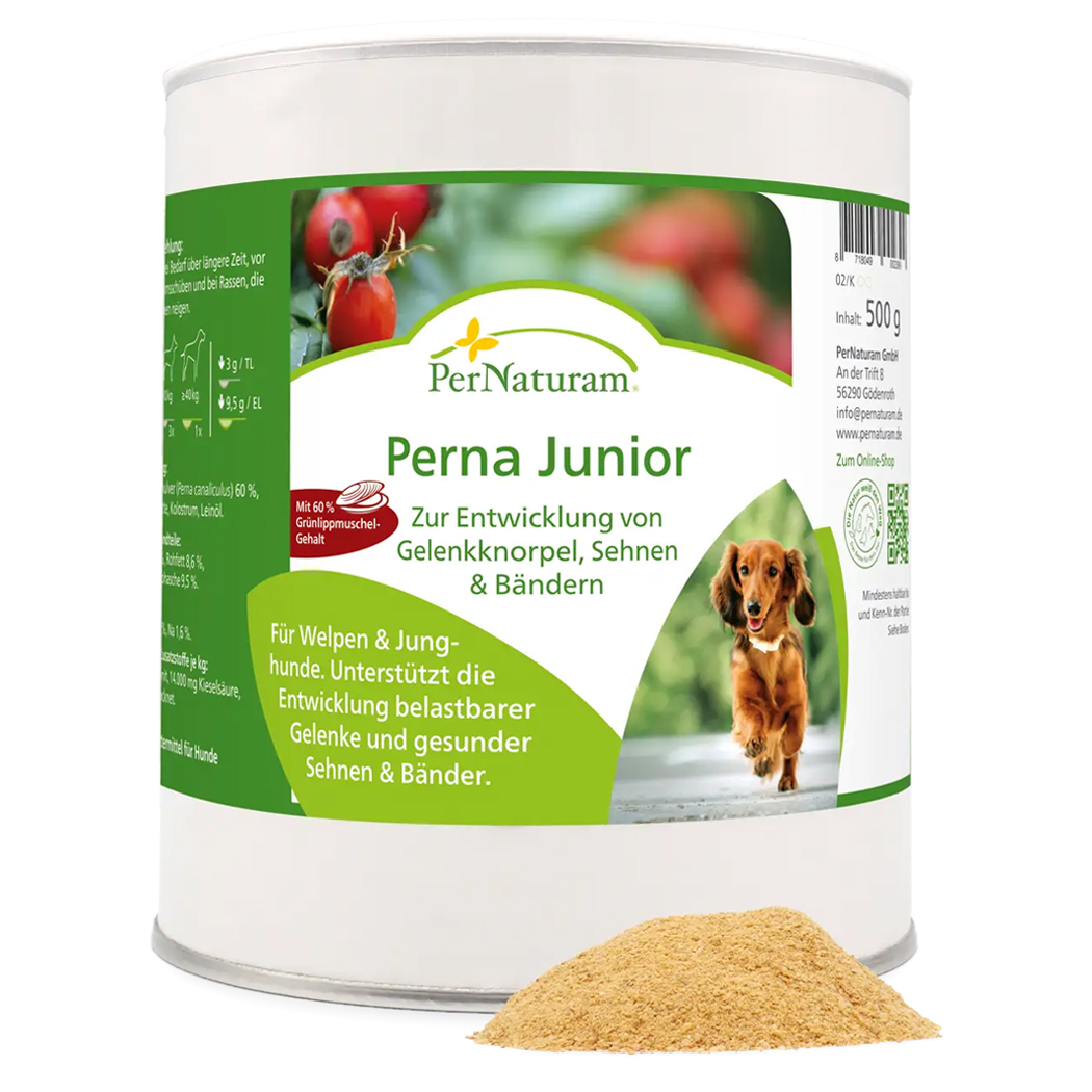 Hundezusatz, PerNaturum, Perna Junior, Gelenkknorpel, Hund