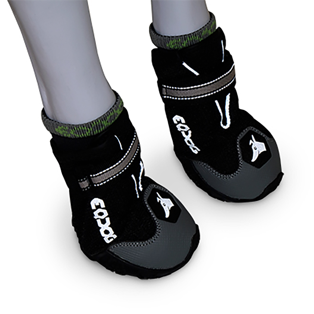 EQDOG 4Season Shoes schwarz-grau M - 75mm