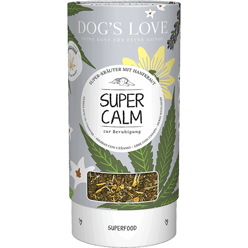 DOG’S LOVE Kräuter Super Calm zur Beruhigung 70g