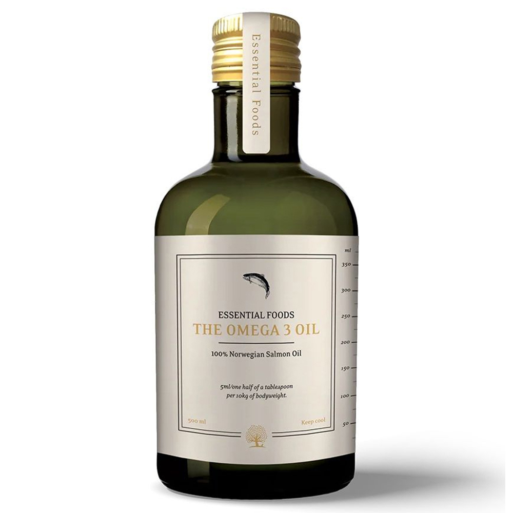 Olivenöl, Omega-3-Öl, Lachsöl, Norwegischer Lachs, 500 ml Flasche