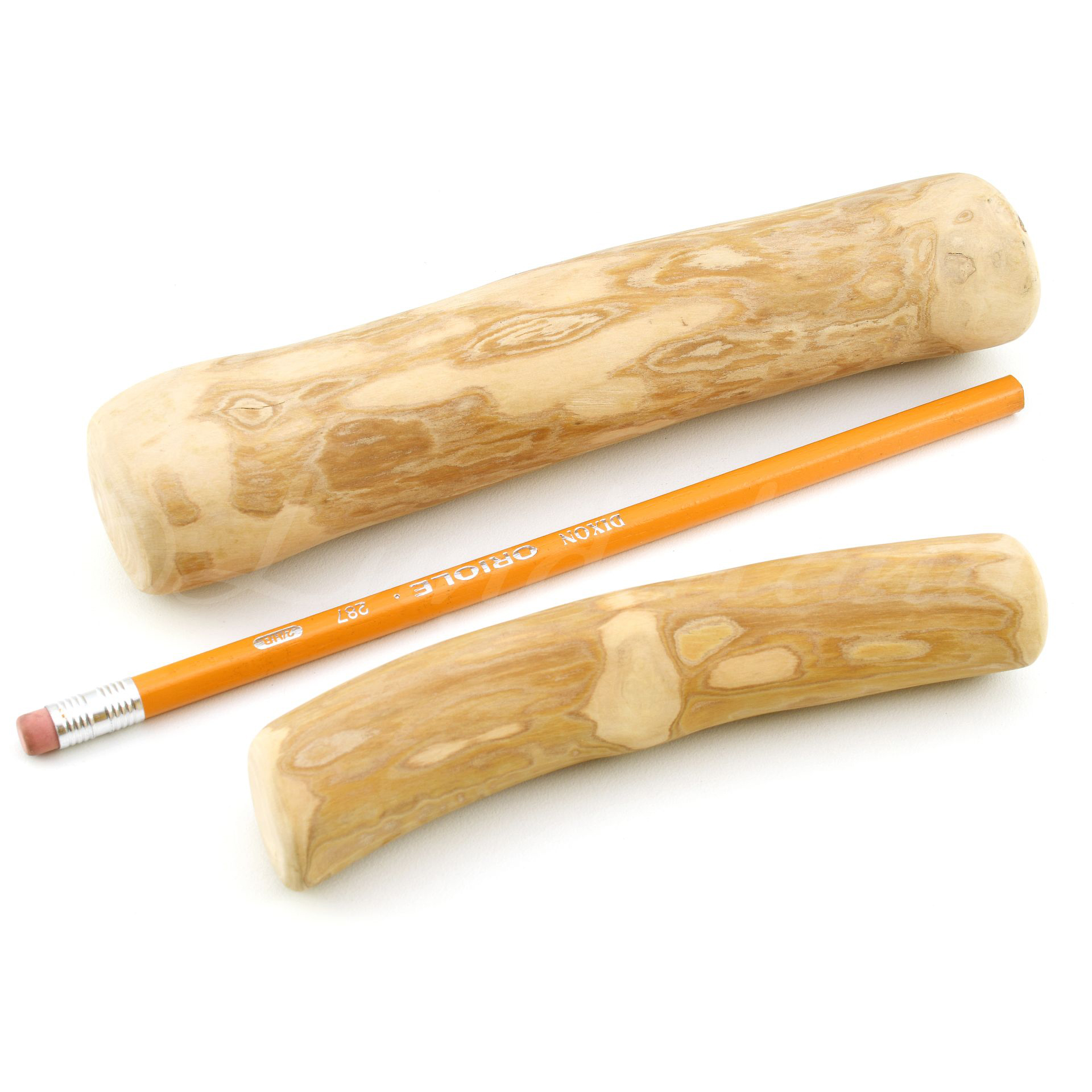 Holzhammer, Schnitzhammer, Holzgriff, gepolsterte Enden, Holzwerkzeug