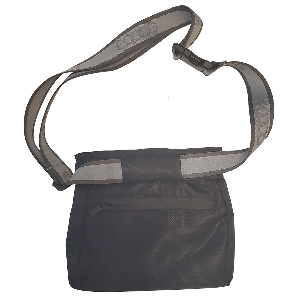 Umhängetasche, Crossbody, Mesh, Reißverschluss, Gurtband