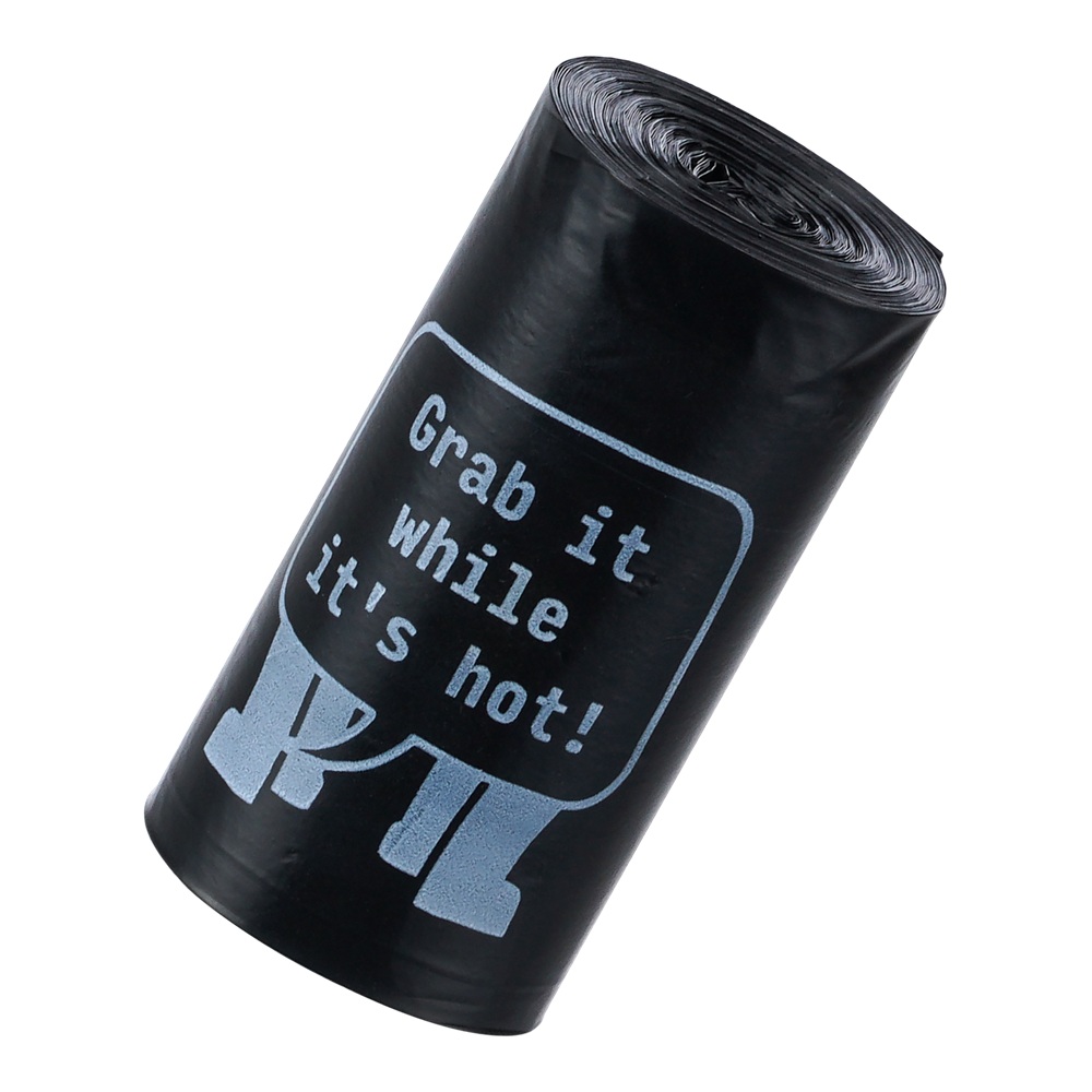 Gag-Artikel, Gag-Geschenk, Schriftzug, Klimmzug, Rollenbeutel