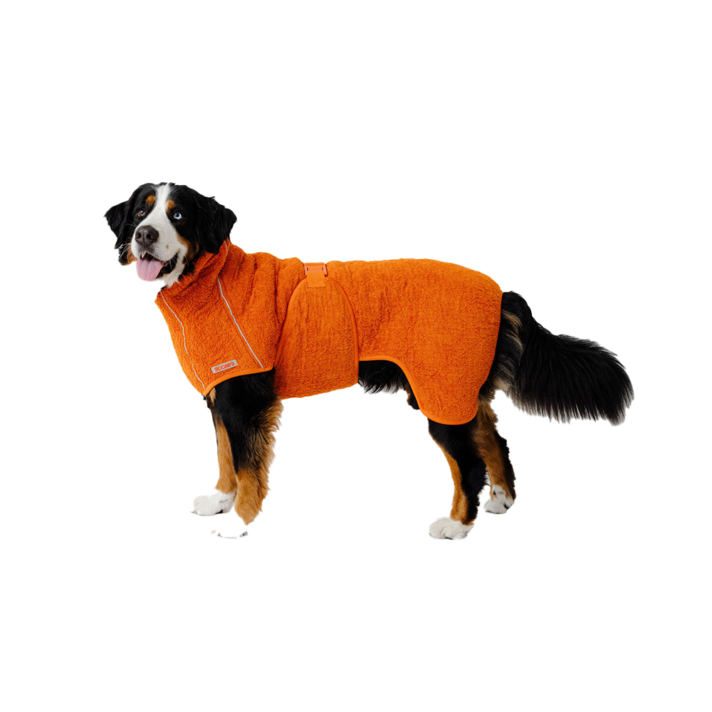 hundedamenjacke, orange fleecedecke, hundepullover, teddy fleece, strapazierbar