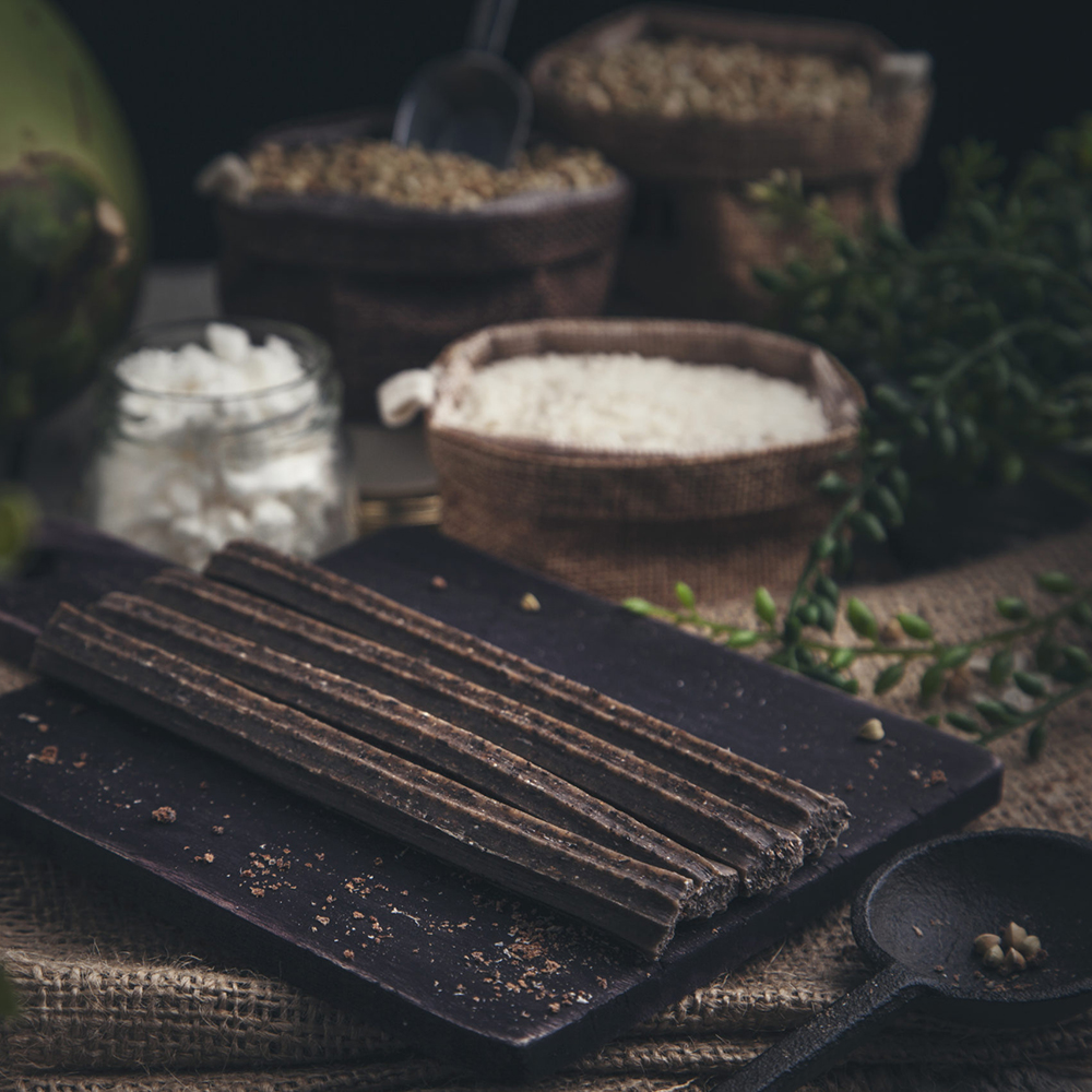 Essen, Präsentation des Essens, Schneidebrett