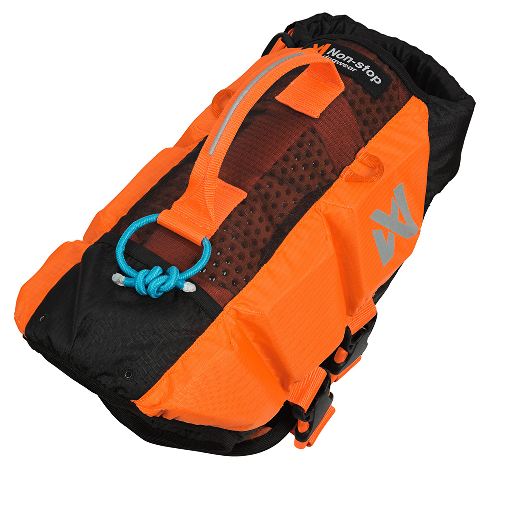 Tasche, Rucksack, Orange, Mesh, Kordelzug